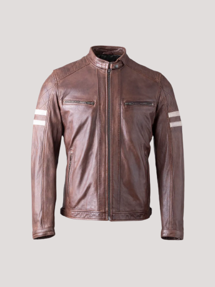 Charles And A Half Leather Jacket