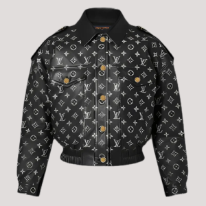 Louis Vuitton Black Leather Jacket