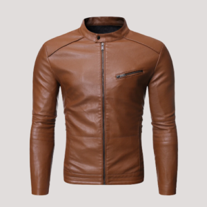 Spring Leather Jacket Mens