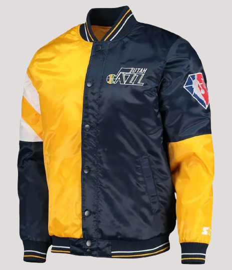 Utah Jazz Color Block Leader Jacket