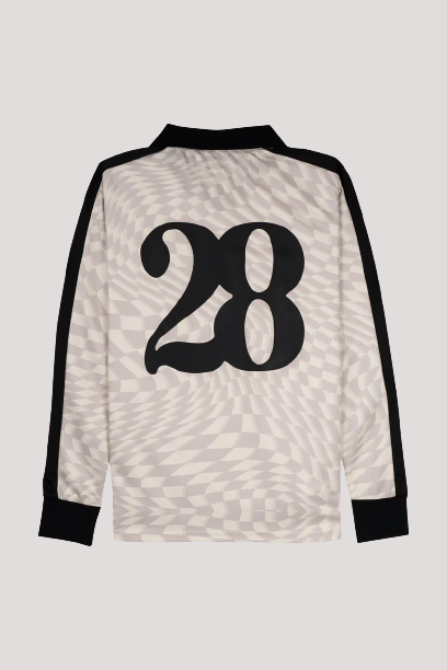 Unisex Ecru Football 28 Logo On Back Jersey - Image 2
