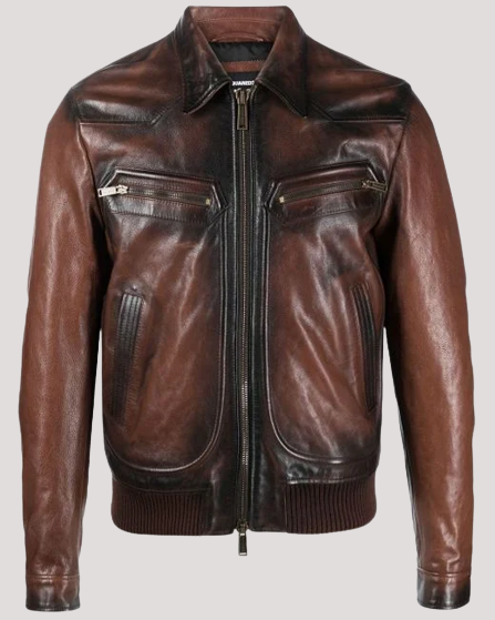 Dsquared2 Leather Jacket