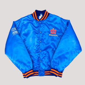 London Monarchs 1992 Embroidery Bomber Varsity Jacket