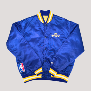 Utah Jazz 1980s Starter Bomber Jacket