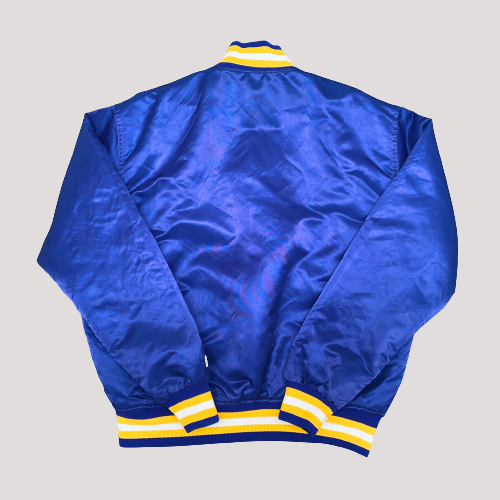 Utah Jazz 1980's Bomber Starter Satin Jacket - Image 2