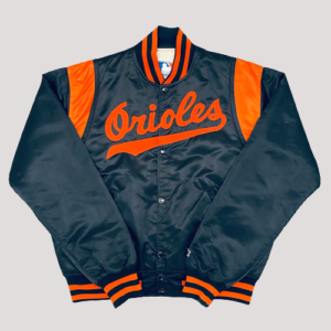 Baltimore Orioles 1980s Starter Bomber Jacket