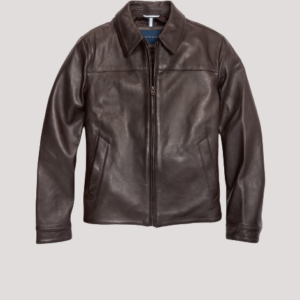 Dark Brown Leather Jacket Men