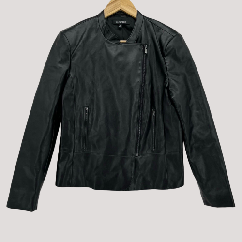 Ellen Tracy Leather Jacket - Color Jackets