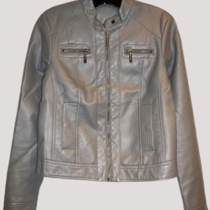 Jou Jou Faux Leather Moto Jacket