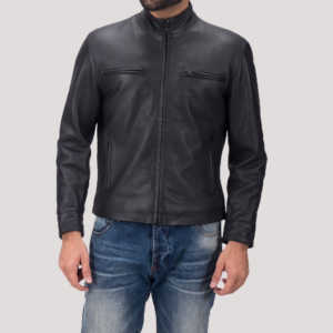 Matte Black Leather Jacket