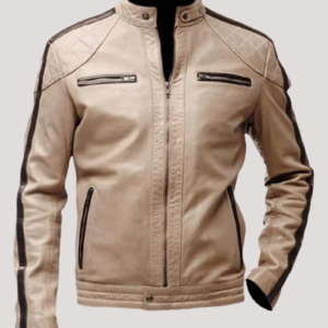 Men's Leather Jacket Biker