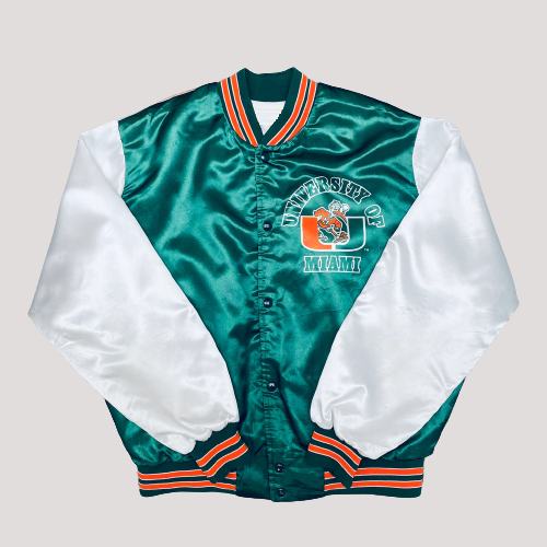 Miami Hurricanes 1990s Bomber Varsity Jacket
