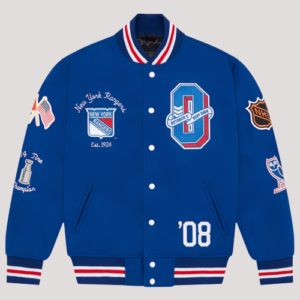 New York Rangers Ovo X Nhl Varsity Jacket