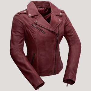 Oxblood Leather Jacket Womens