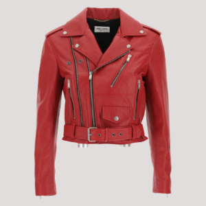 Red Real Leather Jacket