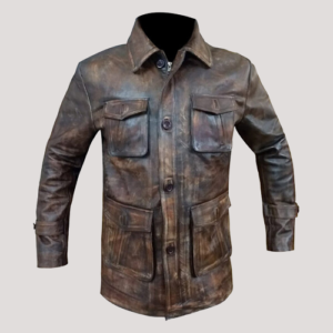 Weathered Leather Jacket