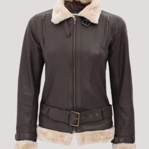 Women's Fur Leather Jacket