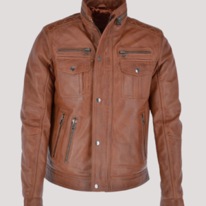 Brown Leather Jacket Motorcycle