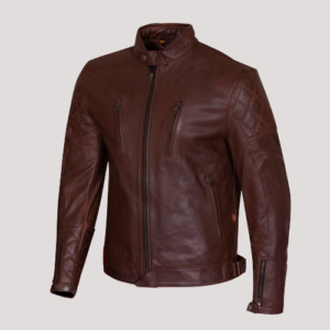 Brown Leather Riding Jacket