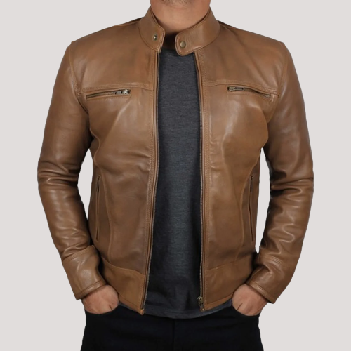Cheap Brown Leather Jacket