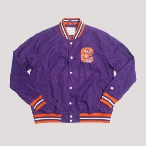 Clemson Tigers Vintage Bomber Varsity Jacket