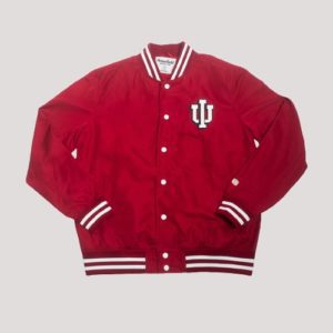 Iu Hoosiers Drop Shadow Bomber Varsity Jacket