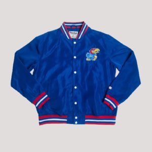 Kansas Jayhawks Retro Circus Font Bomber Jacket