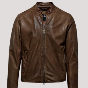 Leather Brown Jacket Mens