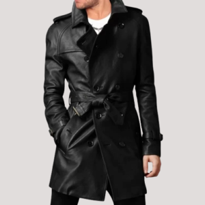 Leather Jacket Trench Coat