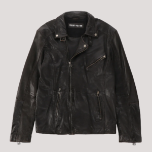 Leather Moto Jacket Mens