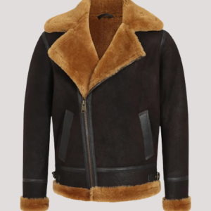 Mens Shearling Leather Jacket