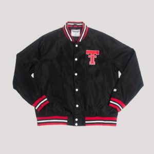 Texas Tech Red Raiders Black Bomber Varsity Jacket