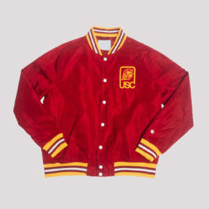 Usc Vintage Trojans Script And Logo Satin Jacket