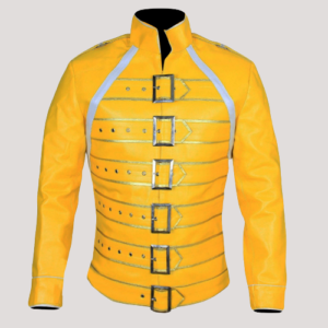 Yellow Leather Jacket Freddie Mercury