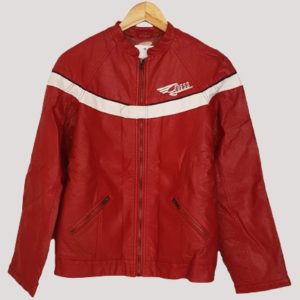 Guess Red Leather Jacket