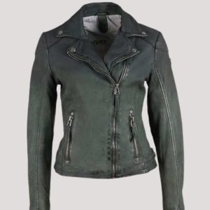 Karma Jade Leather Jacket