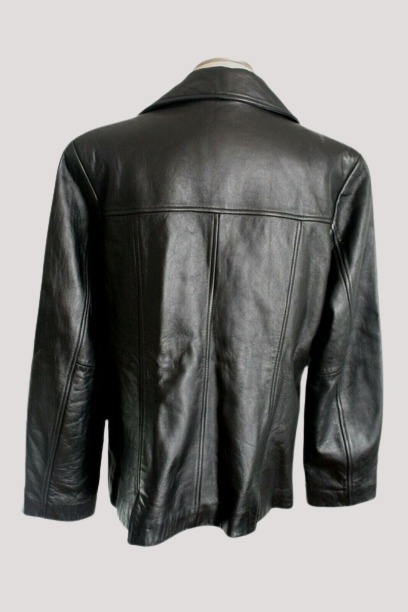 Women's Preston & York Black Leather Jacket - Image 4