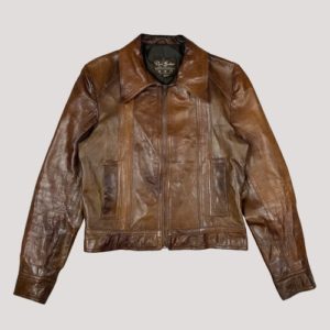 70s Brown Leather Jacket