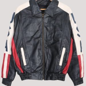 Flag Leather Jacket