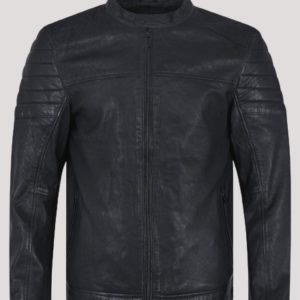 Leather Jacket Black Men