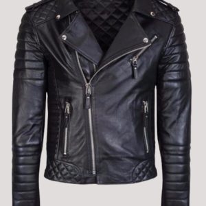 Leather Quilted Jacket