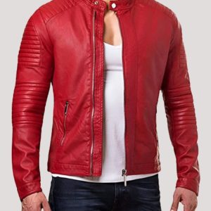 Leather Red Jacket