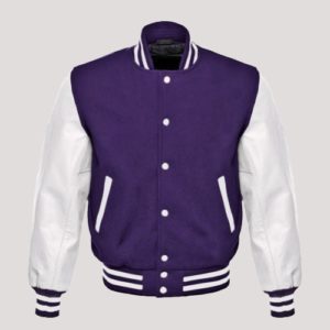 Leather Varsity Jacket Womens