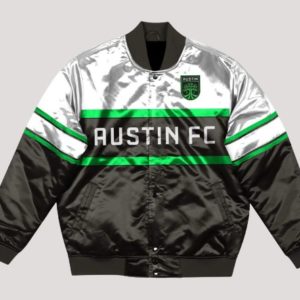 MLS Austin FC Team Tricolor Satin Jacket