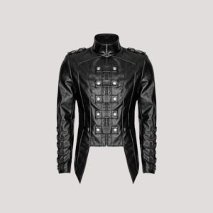 Militarys Style Leather Jacket