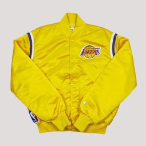 Nba Los Angeles Lakers Bomber Satin Jacket