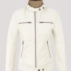 Off White Leather Jacket Men