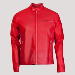 Red Leather Jacket Cheap