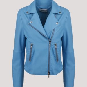 S W O R D Blue Leather Jacket