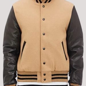 Varsity Leather Jacket Mens